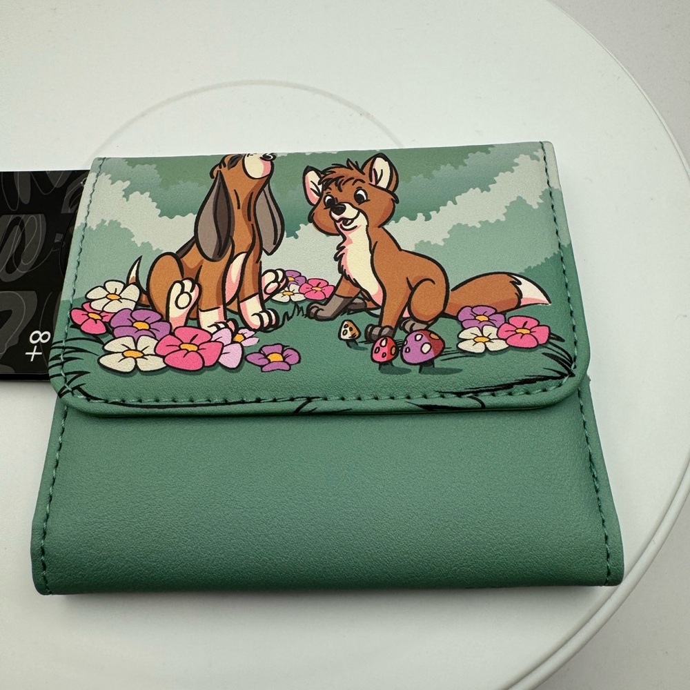 Authentic NWT Disney Loungefly Wallet “The Fox And The Hound” - Picture 1 of 15